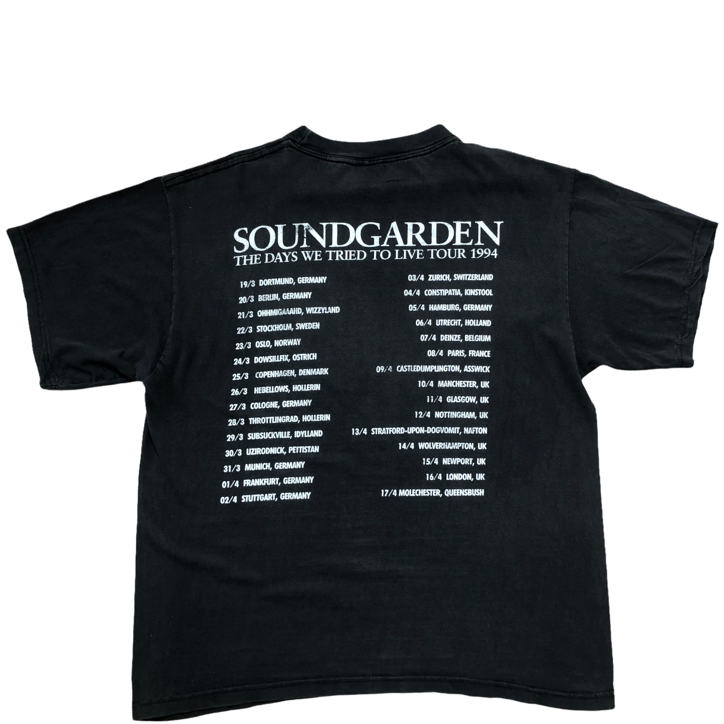 1994 SOUNDGARDEN - XL - Nostalgic Appreciation