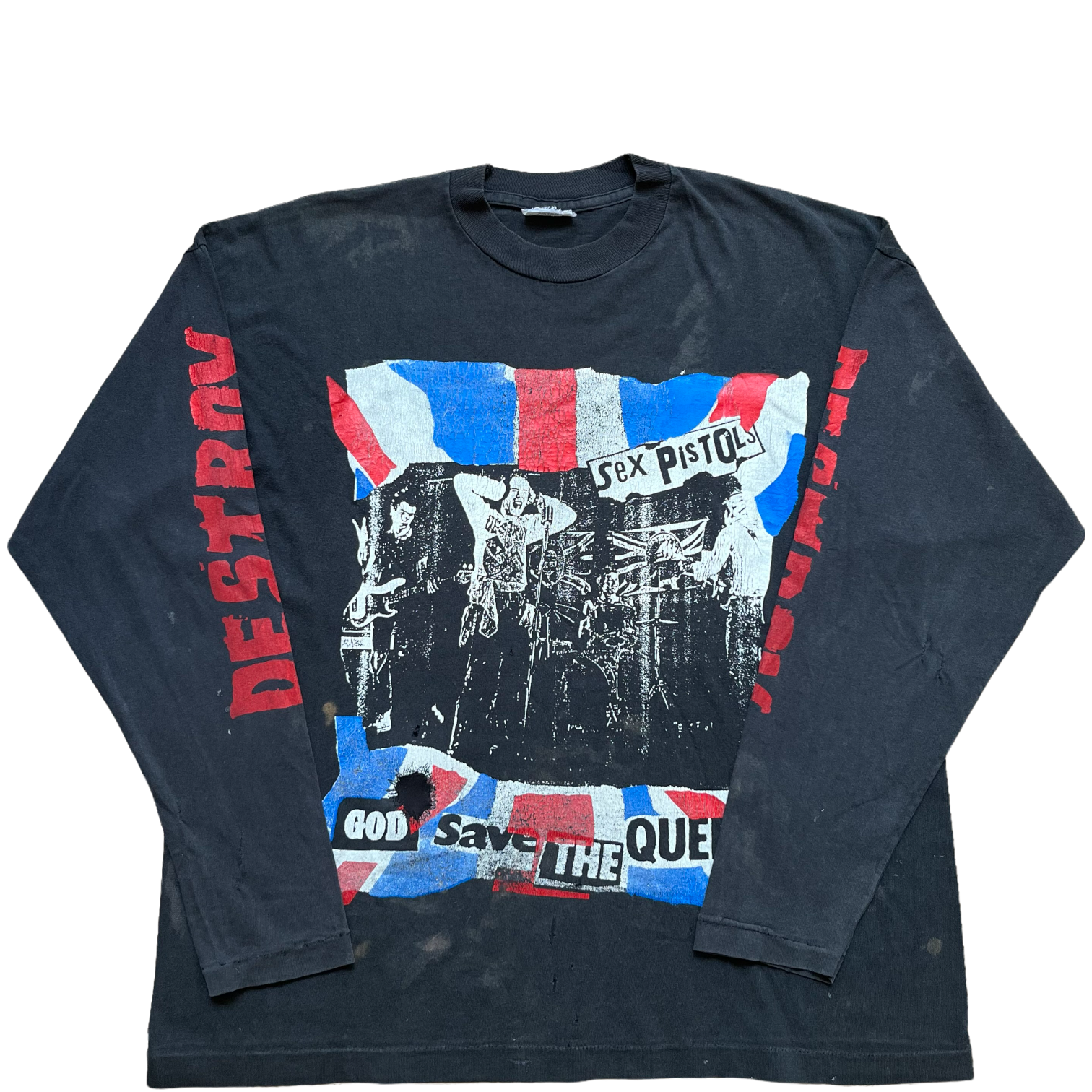'90S SEX PISTOLS "GOD SAVE THE QUEEN" - XL - Nostalgic Appreciation