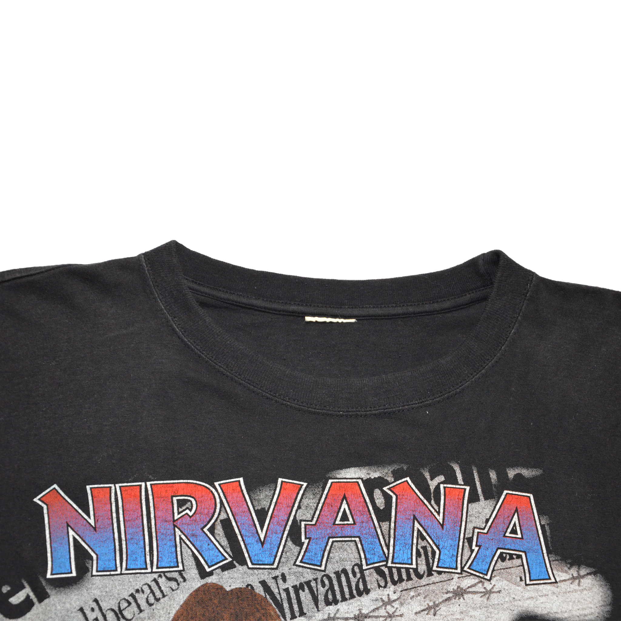 '90S NIRVANA "NEWSPAPER" - XL/XXL - Nostalgic Appreciation