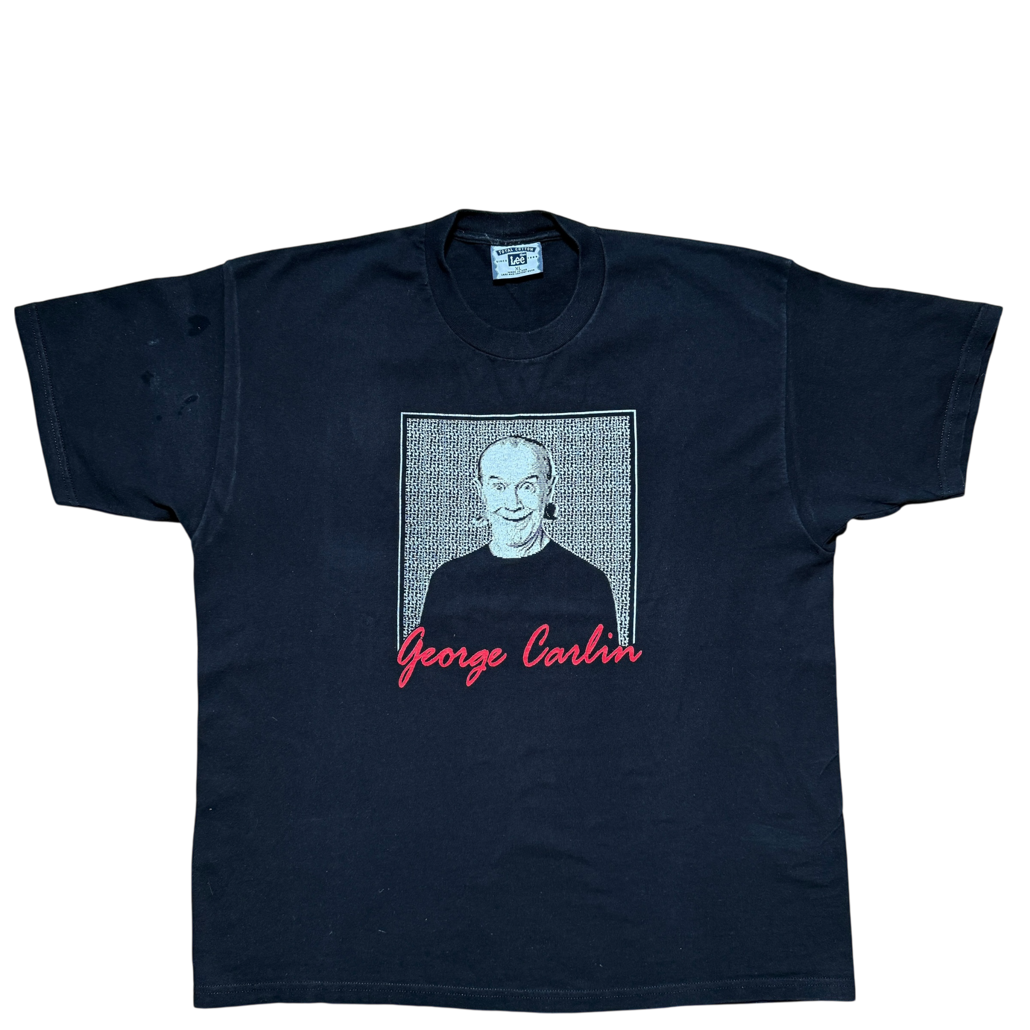 '90S GEORGE CARLIN "SOMETIMES A LITTLE BRAIN DAMAGE CAN HELP" - XL