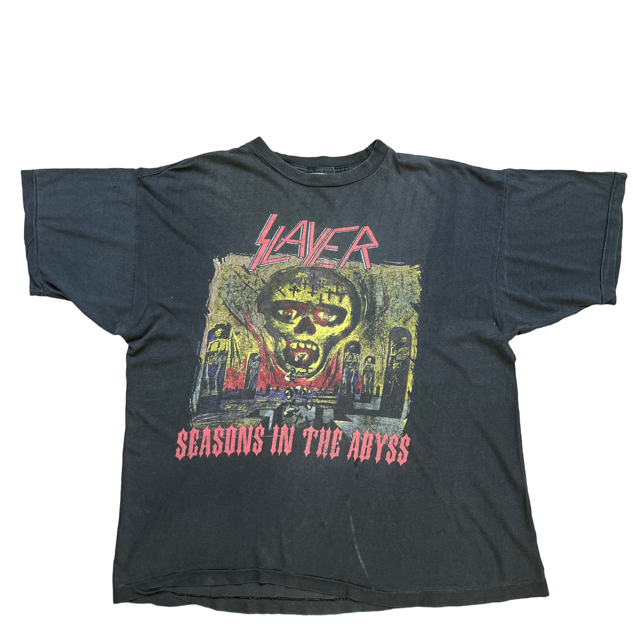 1990 SLAYER "SEASONS IN THE ABYSS" - XL