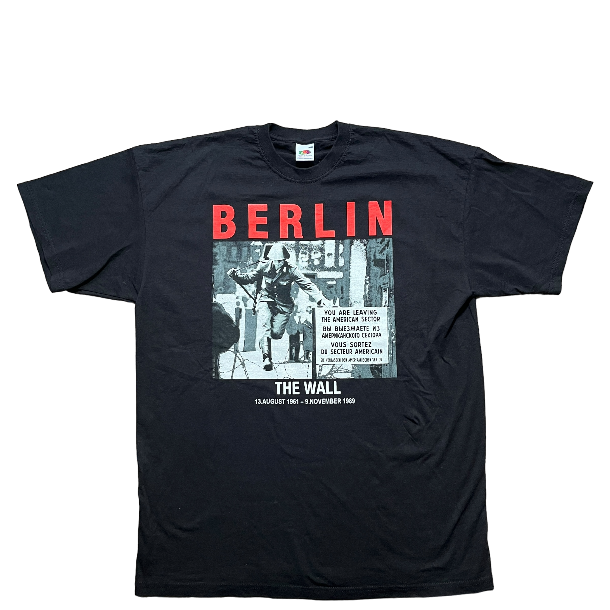 '00S BERLIN THE WALL "CHECKPOINT CHARLIE" - XL