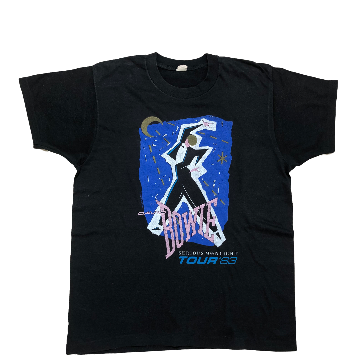 1983 DAVID BOWIE "SERIOUS MOONLIGHT TOUR" - XL - Nostalgic Appreciation