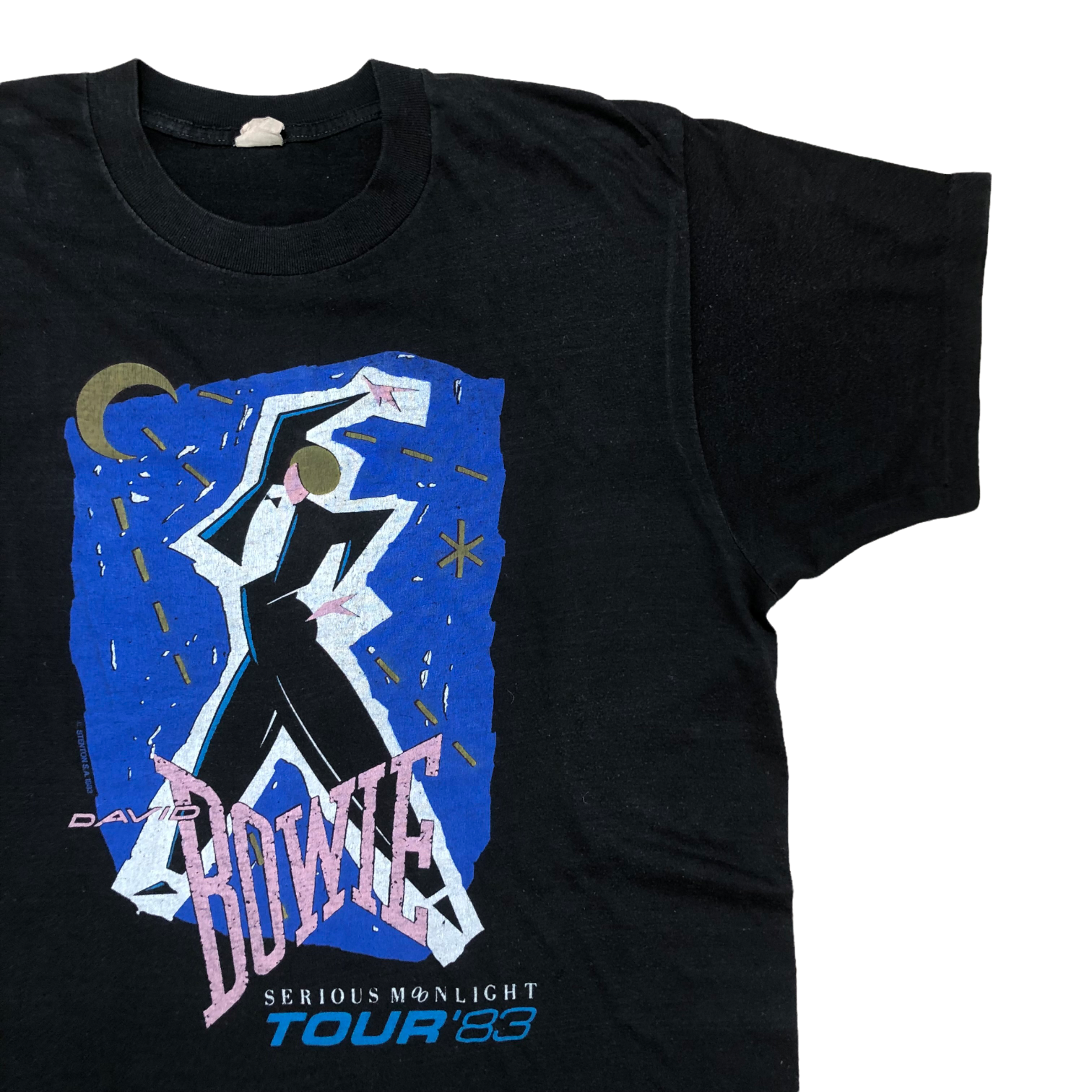 1983 DAVID BOWIE "SERIOUS MOONLIGHT TOUR" - XL - Nostalgic Appreciation