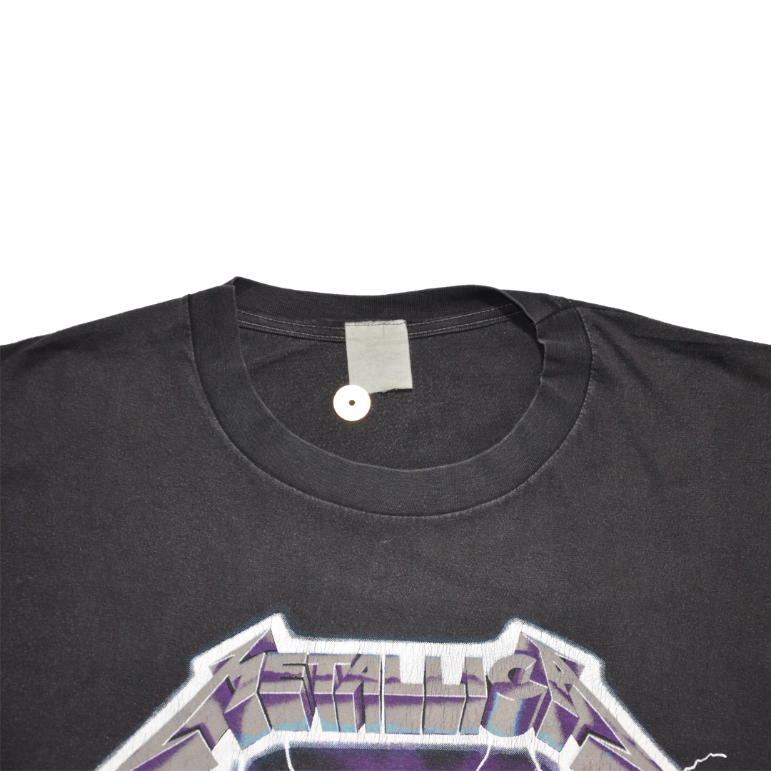 1989 METALLICA "RIDE THE LIGHTNING/KILL 'EM ALL" - XL - Nostalgic Appreciation